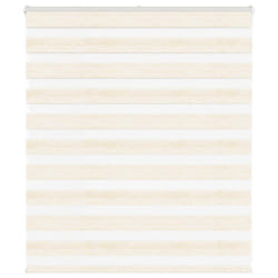vidaXL Zebra Blind Fabric Polyester - marble beige, 120 x 100 cm