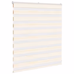 vidaXL Zebra Blind Fabric Polyester - marble beige, 120 x 100 cm