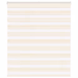 vidaXL Zebra Blind Fabric Polyester - marble beige, 125 x 100 cm