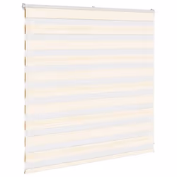 vidaXL Zebra Blind Marble Beige 140x100 cm Fabric Width 135.9 cm Polyester