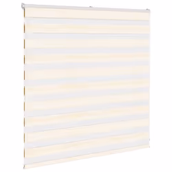 vidaXL Zebra Blind Marble Beige 150x100 cm Fabric Width 145.9 cm Polyester