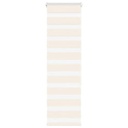 vidaXL Zebra Blind Dark Grey 45x230 cm Fabric Width 40.9 cm Polyester - marble beige, 45 x 150 cm