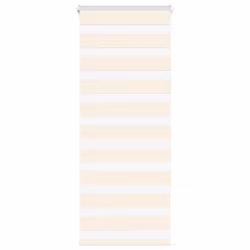 vidaXL Zebra Blind Dark Grey 60x230 cm Fabric Width 55.9 cm Polyester - marble beige, 65 x 150 cm