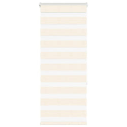 vidaXL Zebra Blind Dark Grey 60x230 cm Fabric Width 55.9 cm Polyester - marble beige, 65 x 150 cm