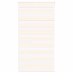 vidaXL Zebra Blind Fabric Polyester - marble beige, 75 x 150 cm