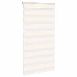 vidaXL Zebra Blind Fabric Polyester - marble beige, 75 x 150 cm