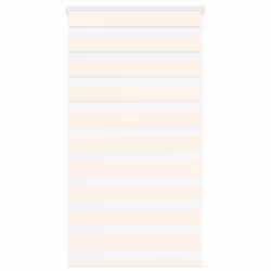 vidaXL Zebra Blind Fabric Polyester - marble beige, 85 x 150 cm