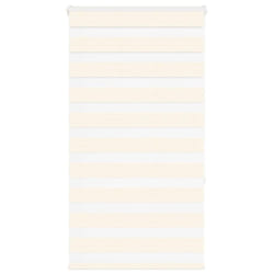 vidaXL Zebra Blind Fabric Polyester - marble beige, 85 x 150 cm