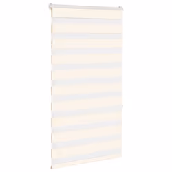 vidaXL Zebra Blind Fabric Polyester - marble beige, 85 x 150 cm
