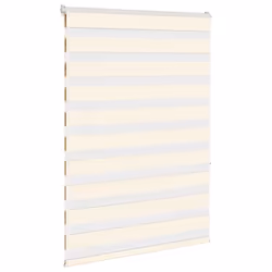vidaXL Zebra Blind Black 105x100 cm Fabric Width 100.9 cm Polyester - marble beige, 95 x 150 cm - Additional view 2