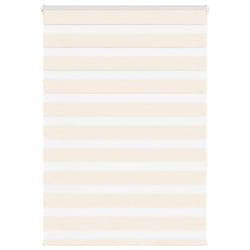 vidaXL Zebra Blind Black 105x100 cm Fabric Width 100.9 cm Polyester - marble beige, 105 x 150 cm