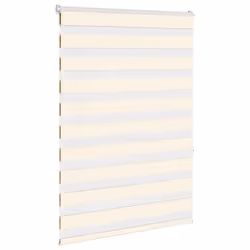 vidaXL Zebra Blind Black 105x100 cm Fabric Width 100.9 cm Polyester - marble beige, 105 x 150 cm