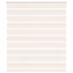 vidaXL Zebra Blind Fabric Polyester - marble beige, 120 x 150 cm