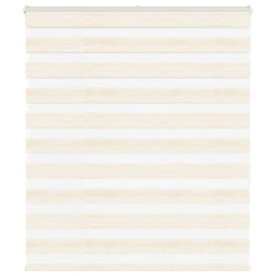 vidaXL Zebra Blind Fabric Polyester - marble beige, 120 x 150 cm