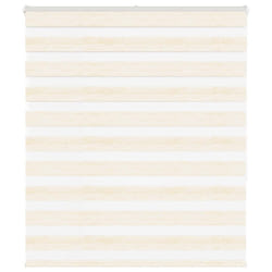vidaXL Zebra Blind Fabric Polyester - marble beige, 125 x 150 cm