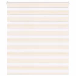 vidaXL Zebra Blind Marble Beige 130x150 cm Fabric Width 125.9 cm Polyester