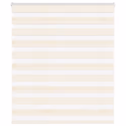 vidaXL Zebra Blind Marble Beige 135x150 cm Fabric Width 130.9 cm Polyester
