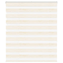 vidaXL Zebra Blind Marble Beige 135x150 cm Fabric Width 130.9 cm Polyester