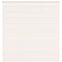 vidaXL Zebra Blind Marble Beige 140x150 cm Fabric Width 135.9 cm Polyester