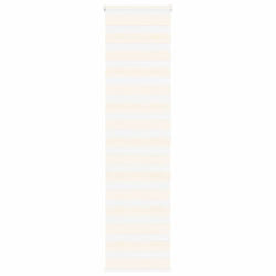 vidaXL Zebra Blind Dark Grey 60x230 cm Fabric Width 55.9 cm Polyester - marble beige, 55 x 200 cm