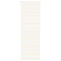 vidaXL Zebra Blind Dark Grey 60x230 cm Fabric Width 55.9 cm Polyester - marble beige, 70 x 200 cm