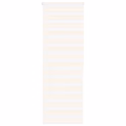vidaXL Zebra Blind Fabric Polyester - marble beige, 85 x 200 cm