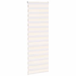 vidaXL Zebra Blind Fabric Polyester - marble beige, 85 x 200 cm