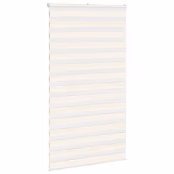 vidaXL Zebra Blind Marble Beige 135x200 cm Fabric Width 130.9 cm Polyester