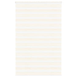 vidaXL Zebra Blind Marble Beige 140x200 cm Fabric Width 135.9 cm Polyester