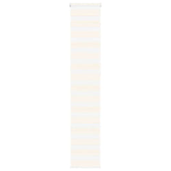vidaXL Zebra Blind Dark Grey 45x230 cm Fabric Width 40.9 cm Polyester - marble beige, 45 x 230 cm