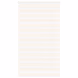 vidaXL Zebra Blind Marble Beige 125x230 cm Fabric Width 120.9 cm Polyester