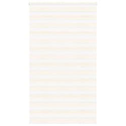 vidaXL Zebra Blind Marble Beige 125x230 cm Fabric Width 120.9 cm Polyester