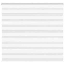 vidaXL Zebra Blind White 155x100 cm Fabric Width 150.9 cm Polyester
