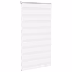 vidaXL Zebra Blind Dark Grey 60x230 cm Fabric Width 55.9 cm Polyester - white, 70 x 150 cm