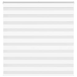 vidaXL Zebra Blind White 145x150 cm Fabric Width 140.9 cm Polyester