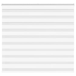 vidaXL Zebra Blind White 160x150 cm Fabric Width 155.9 cm Polyester