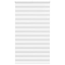 vidaXL Zebra Blind Fabric Polyester - white, 120 x 200 cm