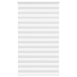 vidaXL Zebra Blind Fabric Polyester - white, 125 x 200 cm