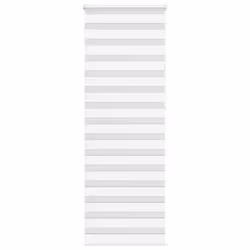 vidaXL Zebra Blind Dark Grey 60x230 cm Fabric Width 55.9 cm Polyester - white, 70 x 230 cm