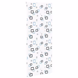 vidaXL Shower Roller Blind Fabric shower blind - bubble, 100 x 240 cm