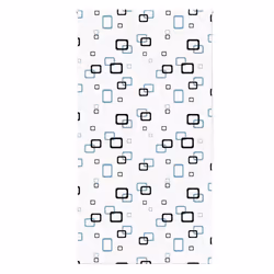 vidaXL Shower Roller Blind Fabric shower blind - bubble, 130 x 240 cm