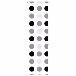 vidaXL Shower Roller Blind 70x240 cm Fabric Width 66 cm shower blind - circle, 60 x 240 cm