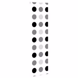 vidaXL Shower Roller Blind 70x240 cm Fabric Width 66 cm shower blind - circle, 70 x 240 cm