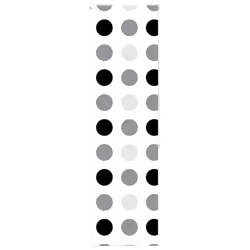 vidaXL Shower Roller Blind Fabric shower blind - circle, 80 x 240 cm