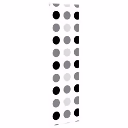 vidaXL Shower Roller Blind Fabric shower blind - circle, 80 x 240 cm