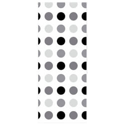 vidaXL Shower Roller Blind Fabric shower blind - circle, 100 x 240 cm