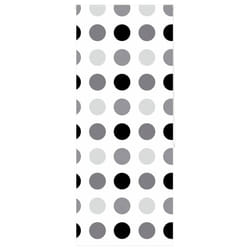 vidaXL Shower Roller Blind Fabric shower blind - circle, 110 x 240 cm