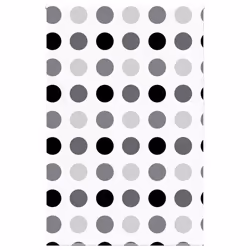 vidaXL Shower Roller Blind Fabric shower blind - circle, 150 x 240 cm