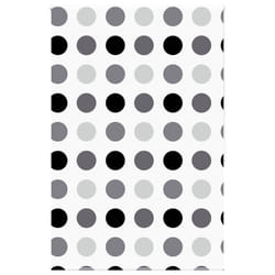 vidaXL Shower Roller Blind Fabric shower blind - circle, 150 x 240 cm