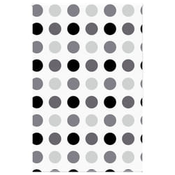 vidaXL Shower Roller Blind Fabric shower blind - circle, 160 x 240 cm
